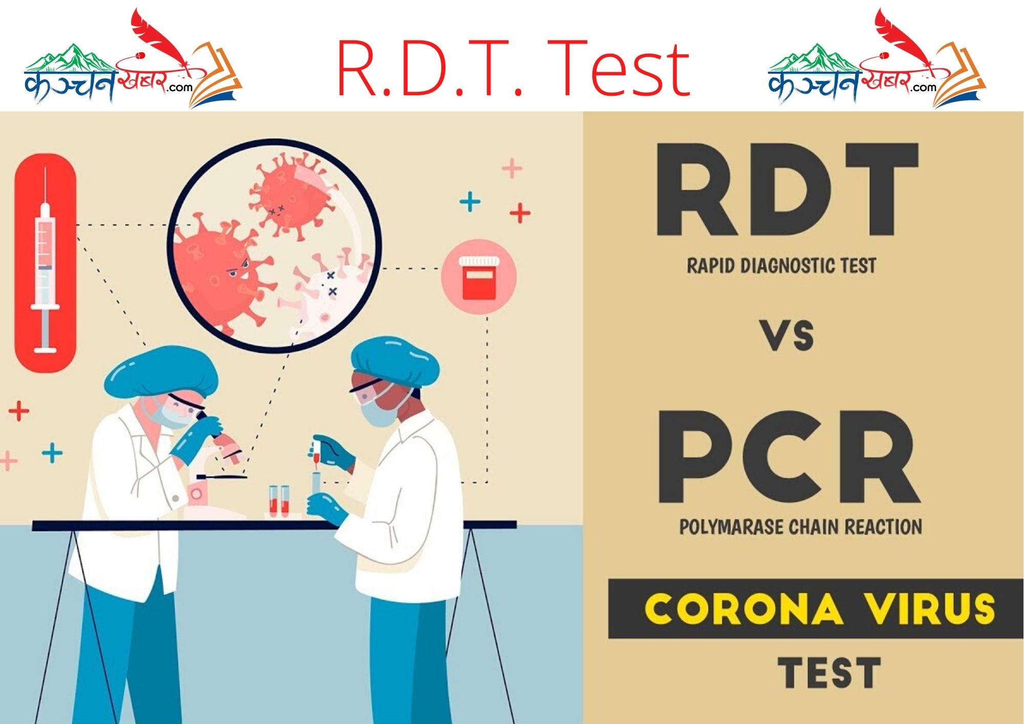 आज पनि कञ्चनको दुई क्वारेन्टाइनमा रहेका मध्ये २४ जनाको आर डि टी परिक्षण,सबैको रिपोर्ट नेगेटिभ