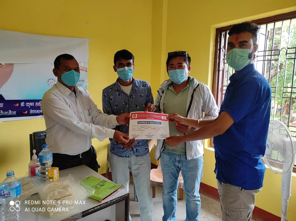 अलायन्स क्लव अफ गैडहवाको आयोजनामा रक्तदान कार्यक्रम,५२ युनिट रगत संकलन