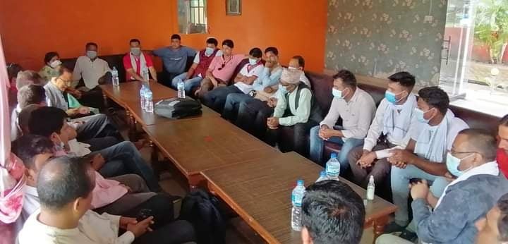 कपिलवस्तुमा नेकपा एमाले (समाजबादी) समर्थित अगुवा कार्यकर्ताको भेला, हमाल जिल्ला संयोजक