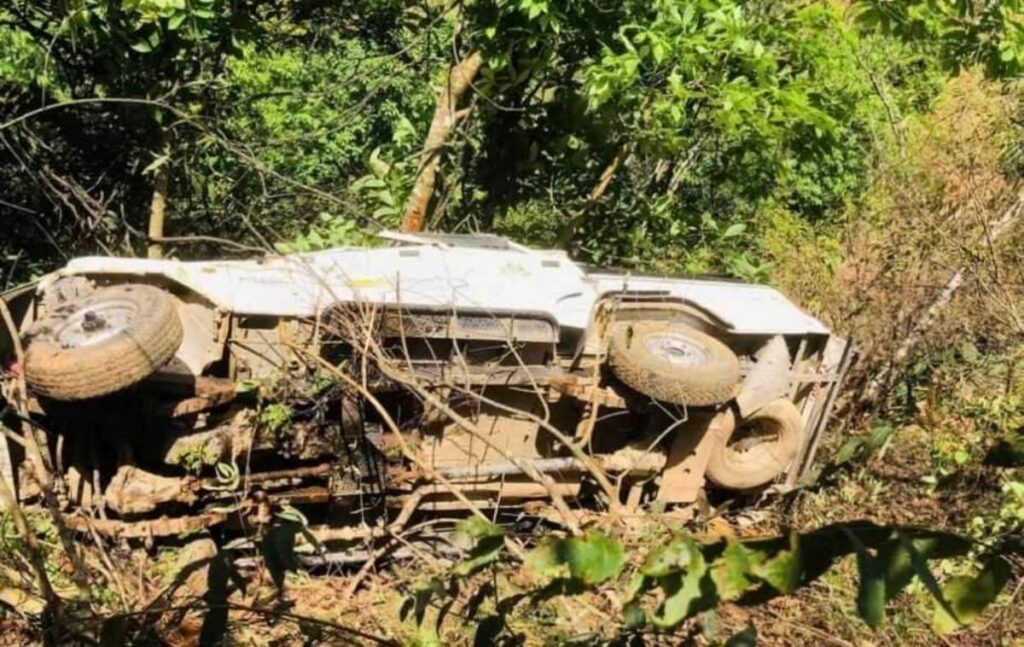 स्याङ्जामा जिप दुर्घटना, ५ जनाको मृत्यु