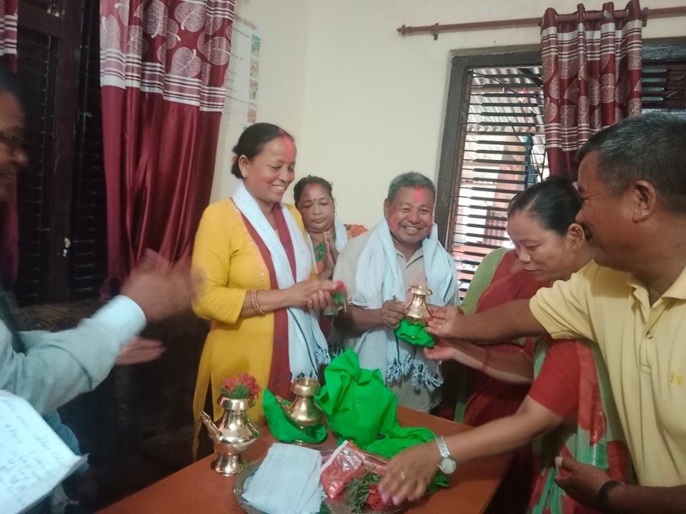 कञ्चन ४ ले निवर्तमान जनप्रतिनीधिहरुलाई सम्मान