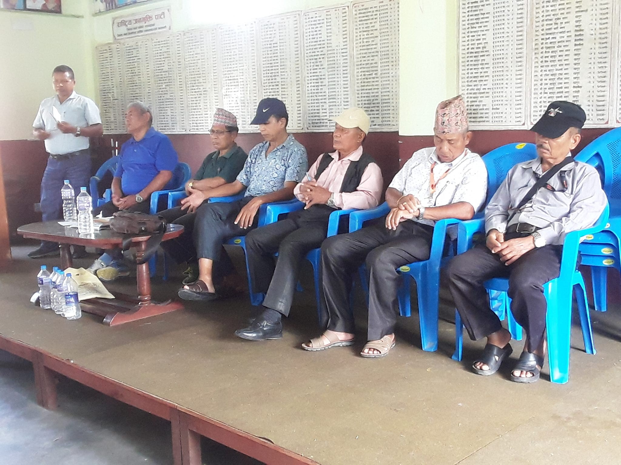 राष्ट्रिय भुतपुर्व सैनिक संगठन, रुपन्देहीको बैठक