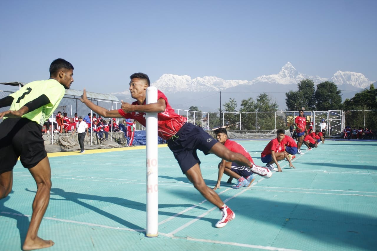 नवौ राष्ट्रिय खेलकुद अन्तर्गत खो खेलका लिग चरणका सबै खेल सम्पन्न, बुधवारदेखि सेमीफाइनल हुने