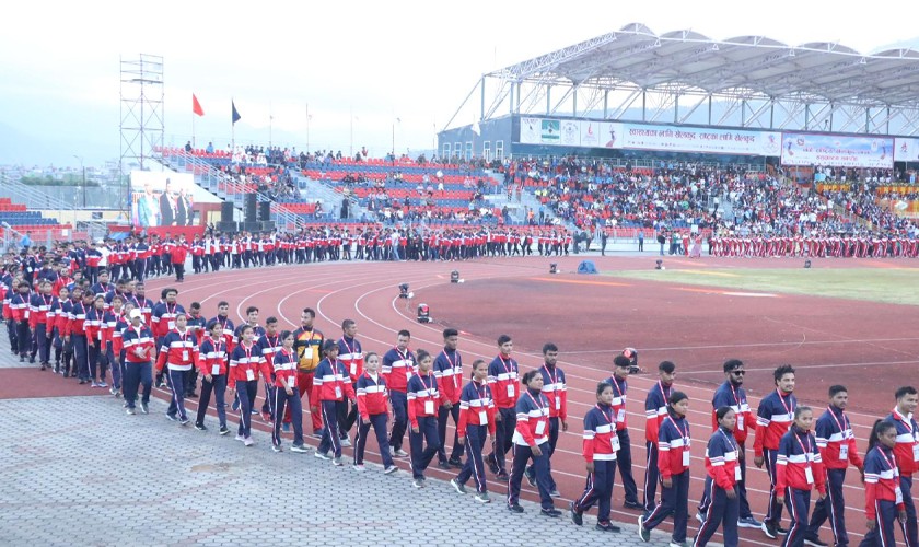 पोखरामा जारी नवौँ राष्ट्रिय खेलकुदको आज समापन गरिँदै