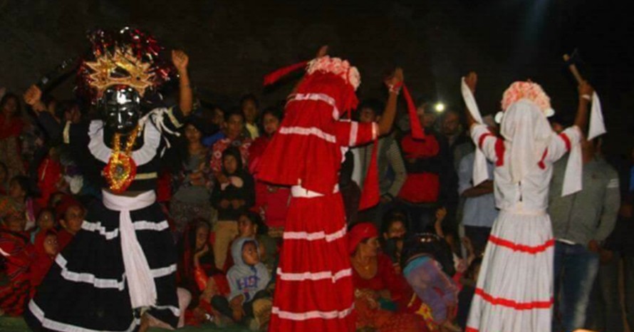 अर्घाखाँचीमा यस बर्षको भैरव नाँच समापन