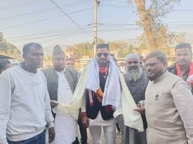 उपाध्यक्ष मौलाना मशहूदले मंत्री गुप्तालाई दिए बधाई