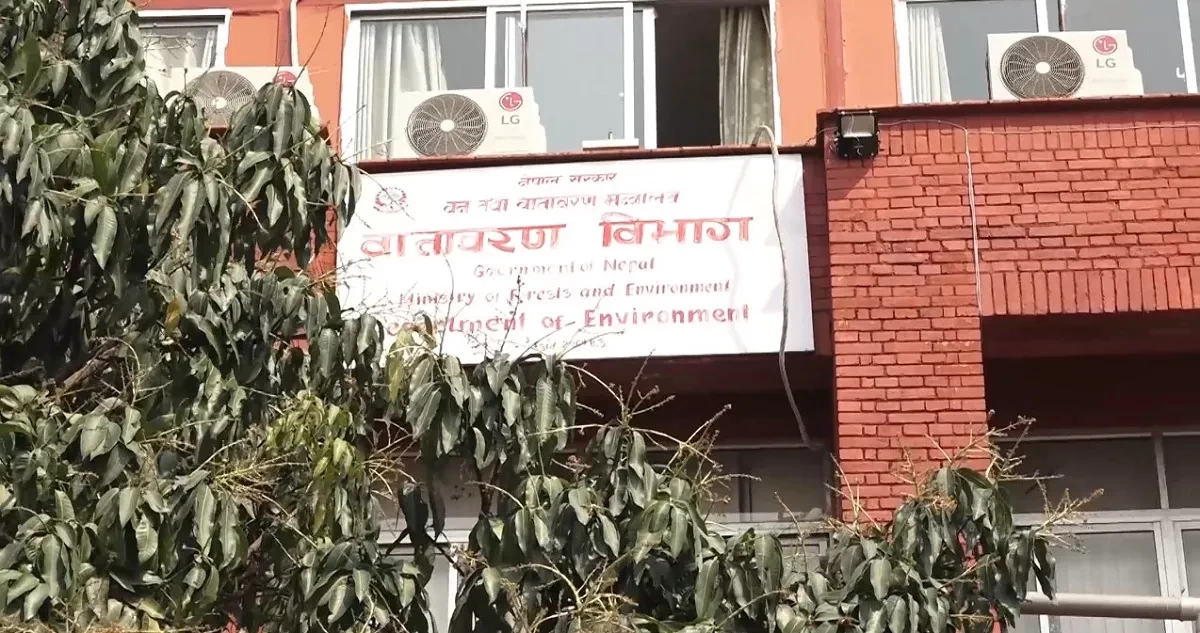 डढेलोका कारण वायु प्रदूषण बढेको वातावरण विभागको भनाई