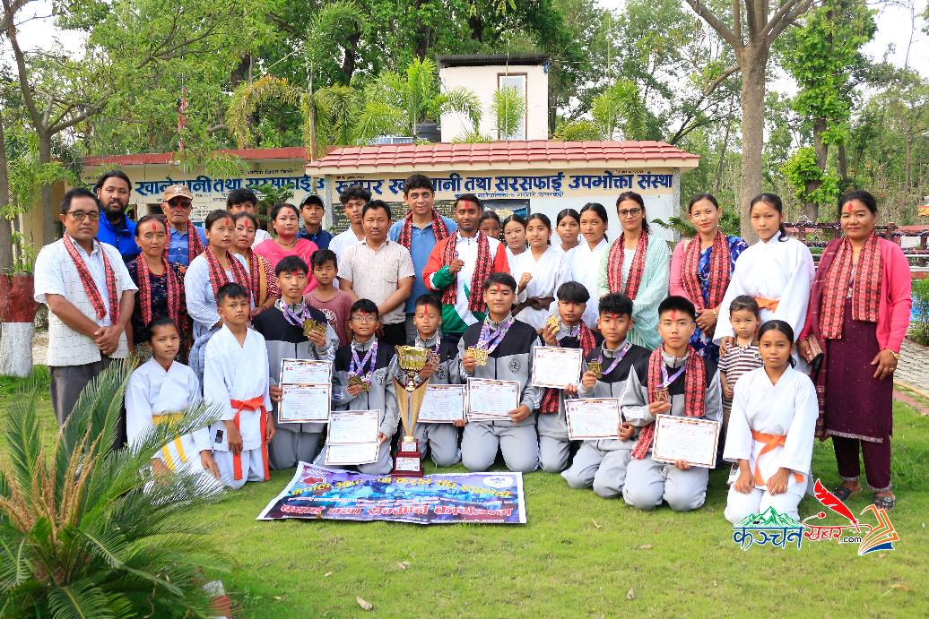 कराँते संघ रुपन्देहीले गर्यो प्रथम दक्षिण एशियाली कराँते प्रतियोगितामा च्याम्पियन खेलाडीहरुलाई सम्मान