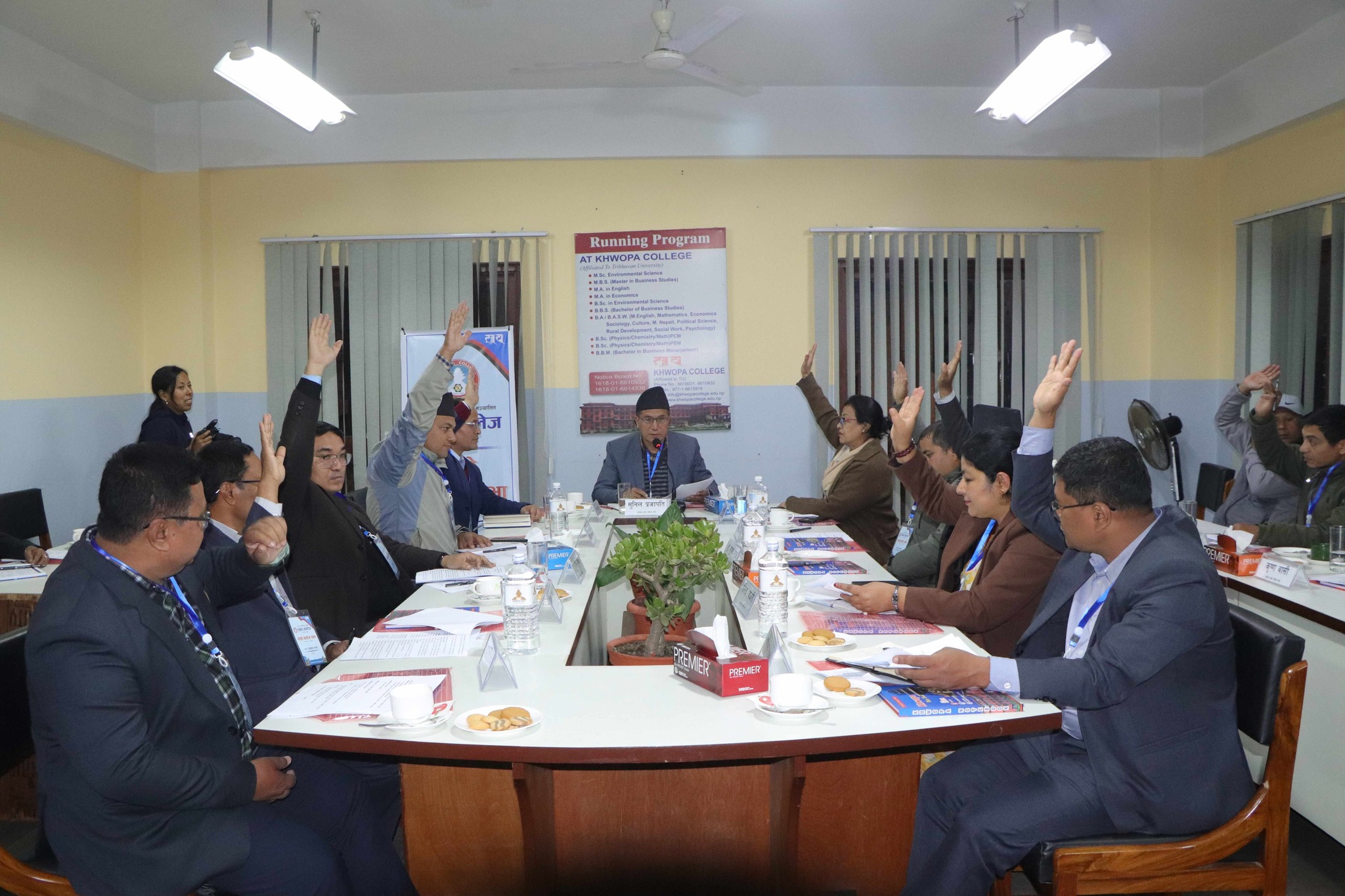 ख्वप कलेजको दोस्रो कलेज सभा सम्पन्न : कलेजको नीति तथा कार्यक्रमहरू सर्वसम्मतिबाट पारित