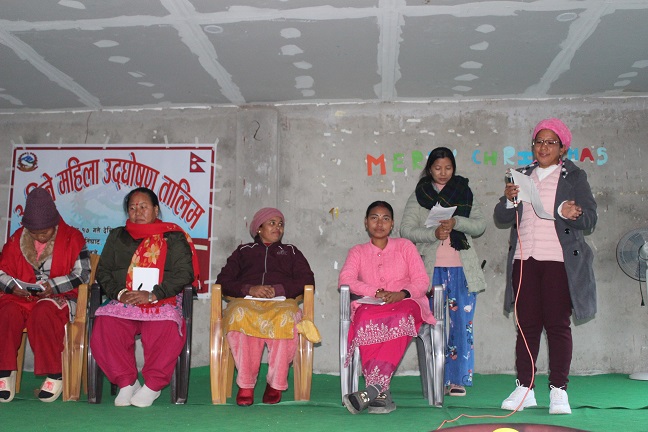 कञ्चन गाउँपालिकामा महिलाहरुका लागि उद्घोषण तालिम शुरु