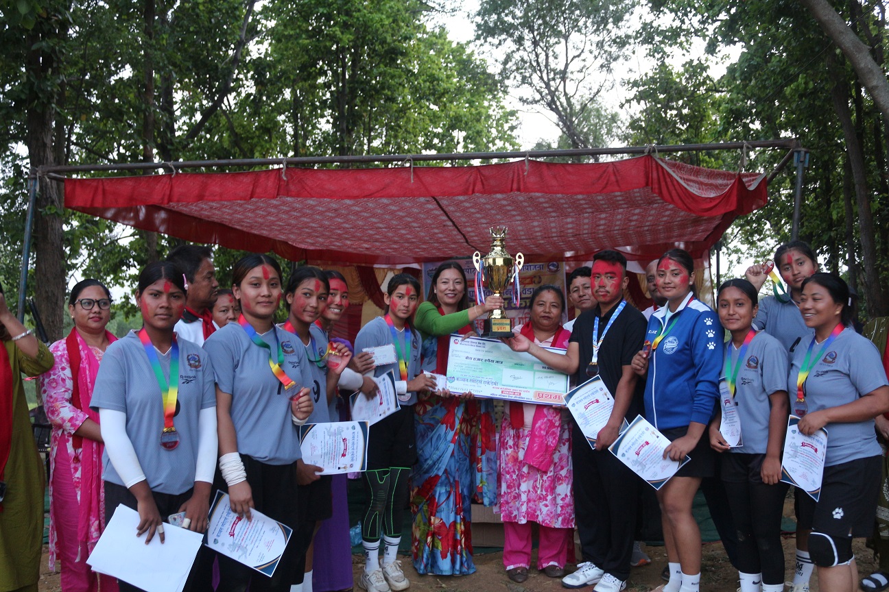 उपाध्यक्ष कप महिला भलिवल लिग प्रतियोगिता सकियो, कञ्चन १ च्याम्पिियन