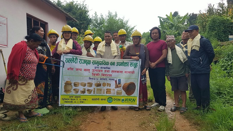 बाँसजन्य हस्तकला सामग्री उत्पादन कार्यक्रमको उद्घाटन, स्थानीय सीप, स्रोत र उद्यमशीलता प्रवर्द्धनमा जोड