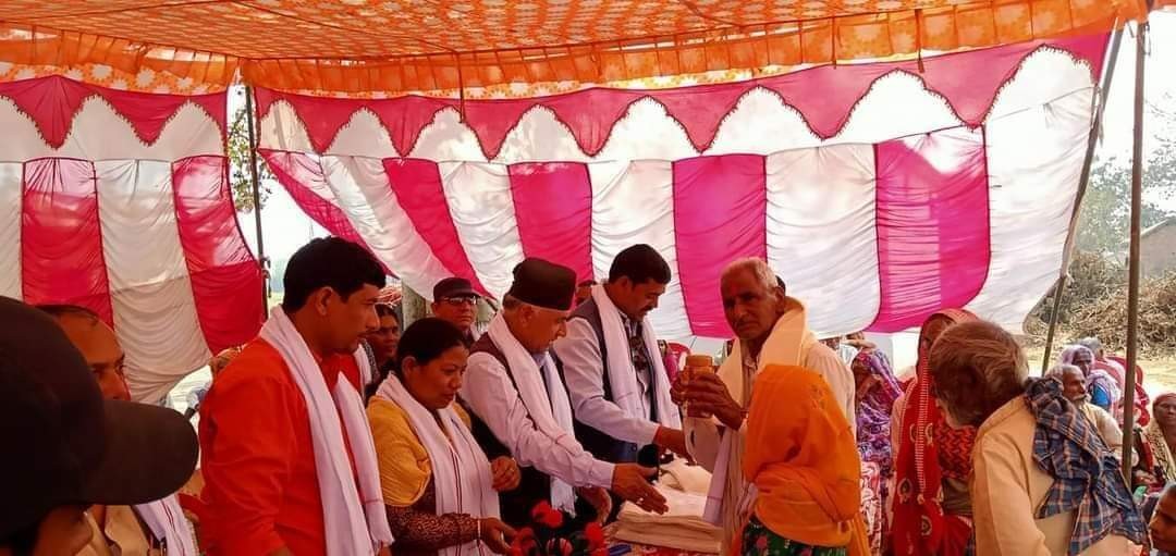 सरावलमा जेष्ठ नागरीकलाई सम्मान