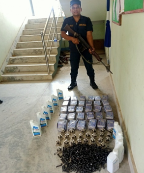 पश्चिम नवलपरासीमा एक लाख पाच हजार मूल्य बराबरको अवैध मालसामान बरामद 