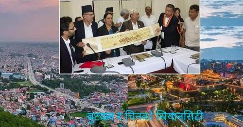 बुटवलका विद्यार्थीहरुले कोरेका चित्रकला चीनमा प्रदर्शन हुँदै