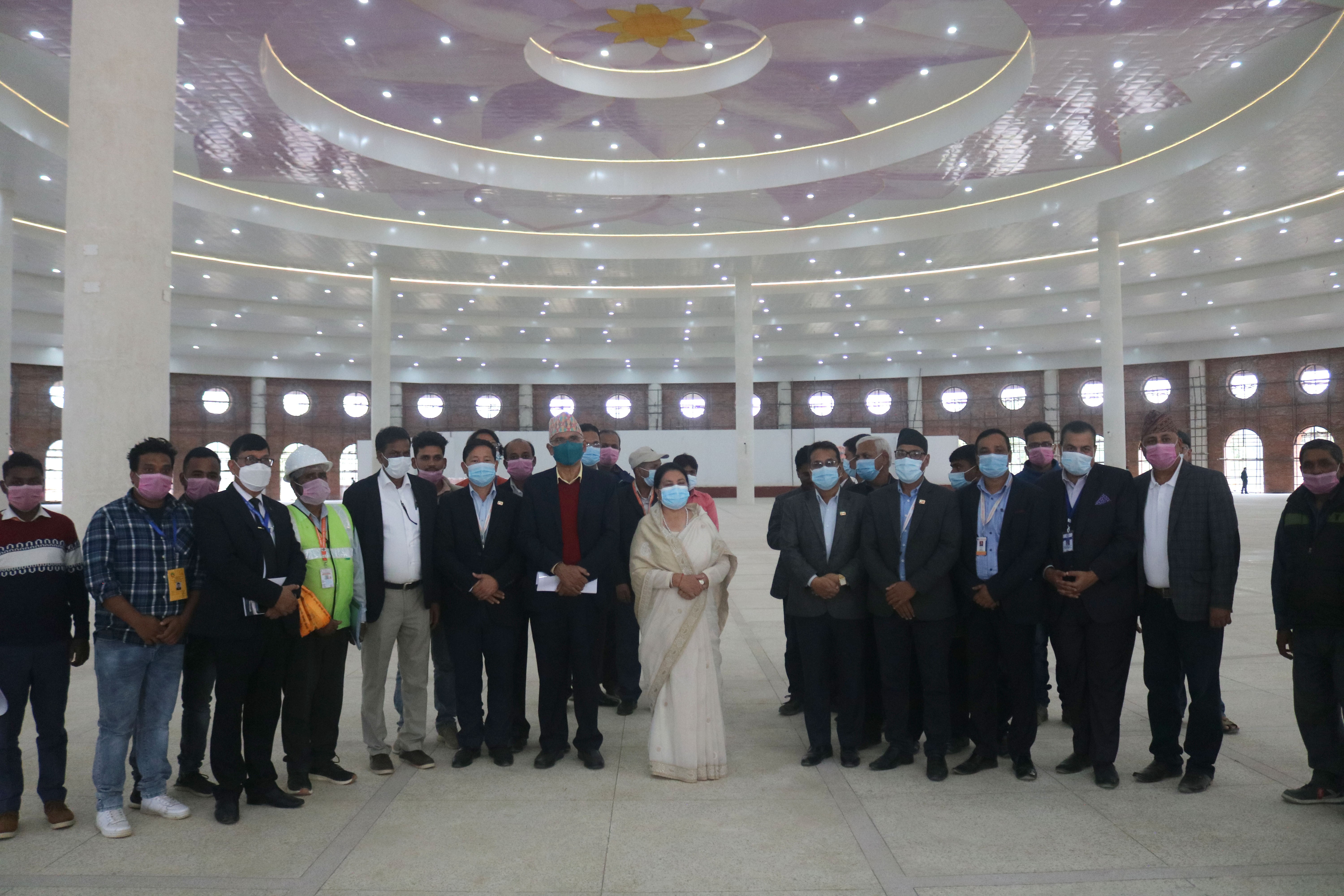 लुम्बिनीमा पाँच हजार जना अट्न सक्ने ध्यान केन्द्रको निर्माण कार्य अन्तिम चरणमा