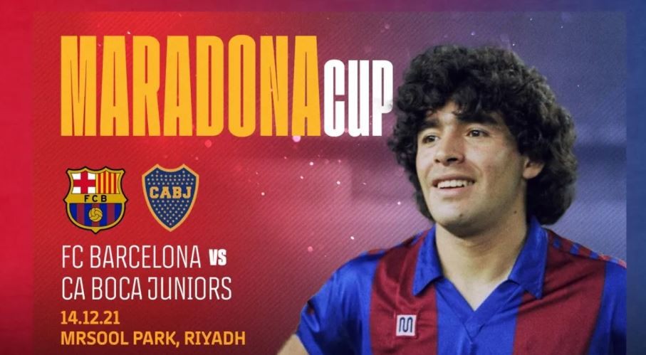 म्याराडोना कपमा बार्सिलोना र बोका जुनियर्स खेल्दै