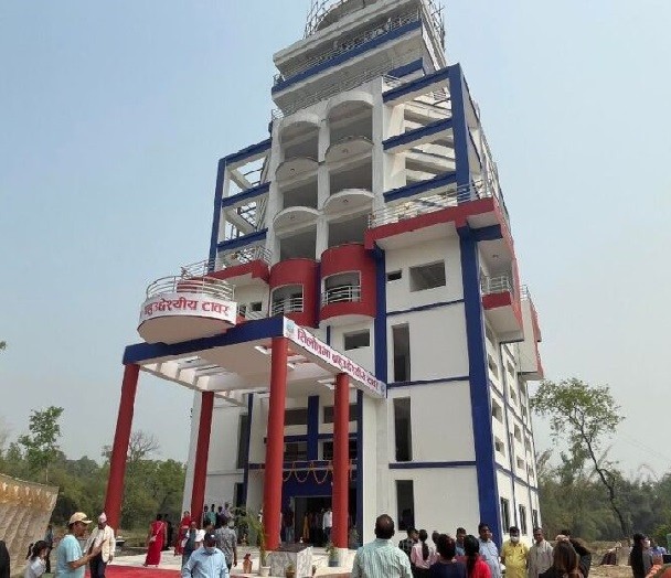तिलोत्तमाको वनबाटिकामा ११ करोडको बहुउद्देश्यीय भ्यू टावरको उद्घाटन