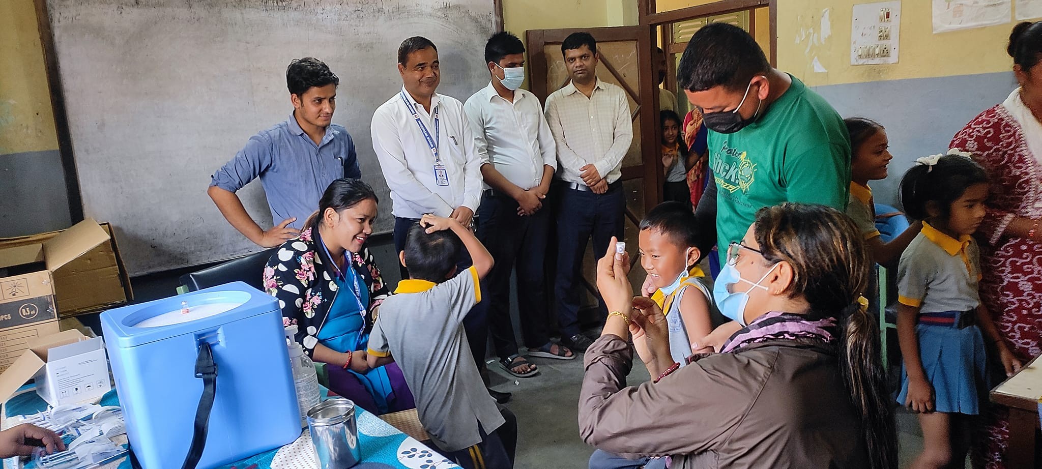 तेश्रो दिन सम्म ९ हजार बढीले टाइफाइड बिरुद्धको खोप लगाए