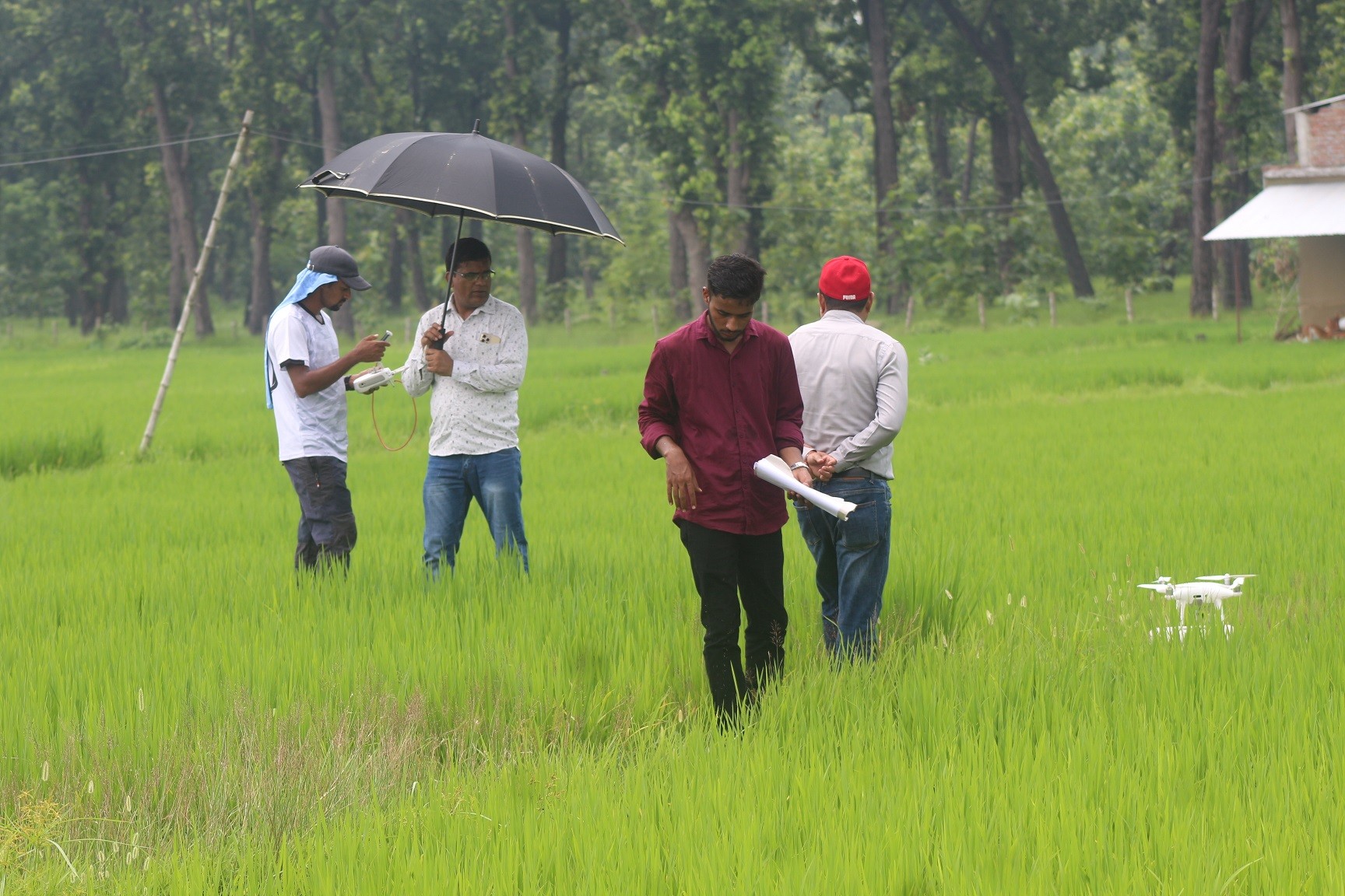 कञ्चनमा जग्गा नापी कार्य तिव्र