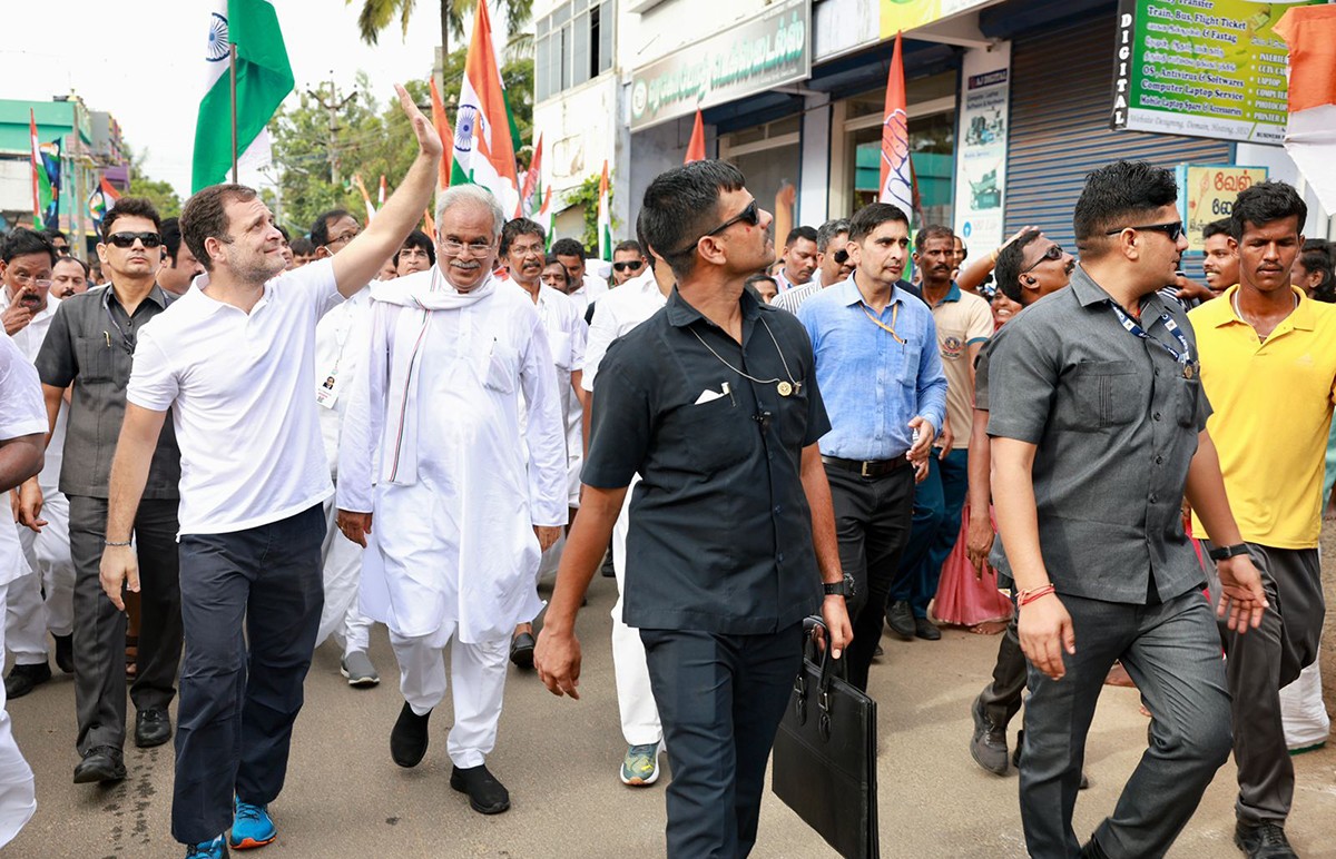 कन्याकुमारी देखि कश्मिर सम्मको पाँच महिने पैदल यात्रामा निस्किए राहुल गान्धी