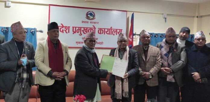 लुम्बिनी प्रदेशको मुख्यमन्त्रीमा नेकपा एमालेका लिला गिरी नियुक्त