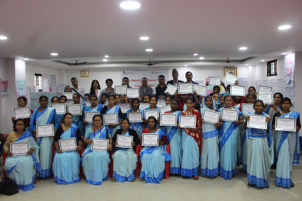 रुपन्देहीको रोहिणीमा महिला स्वास्थ्य स्वयंसेविकाका लागि पाँचदिने तालिम