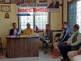 लायन्स क्लब अफ देवदहको वर्ष ०२३/०२४ को अध्यक्षमा मनबहादुर क्षेत्री चयन