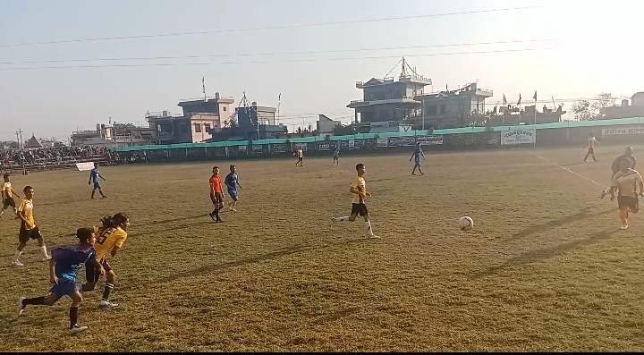 पहिलो क्वाटर फाइनल खेल शुद्धोधन गाउँपालिका फर्साटिकर भर्सेज तिलोत्तमा ११ बिच कडा प्रतिस्पर्धा हुने 