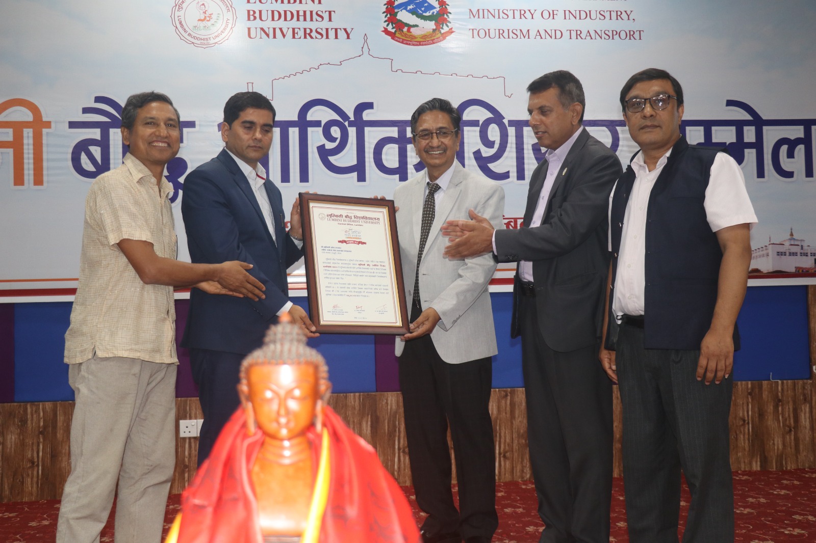 लुम्बिनी बौद्ध आर्थिक शिखर सम्मेलन सम्पन्नः बुद्धको अवधारणा कार्यान्वयन जरुरी