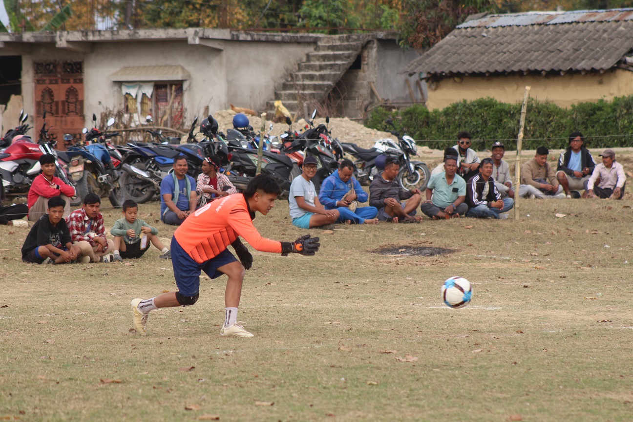 रुपन्देहीको कञ्चनमा जारी वडास्तरिय फुटवल प्रतियोगिताःगौतमबुद्ध र नव भैरव विजयी