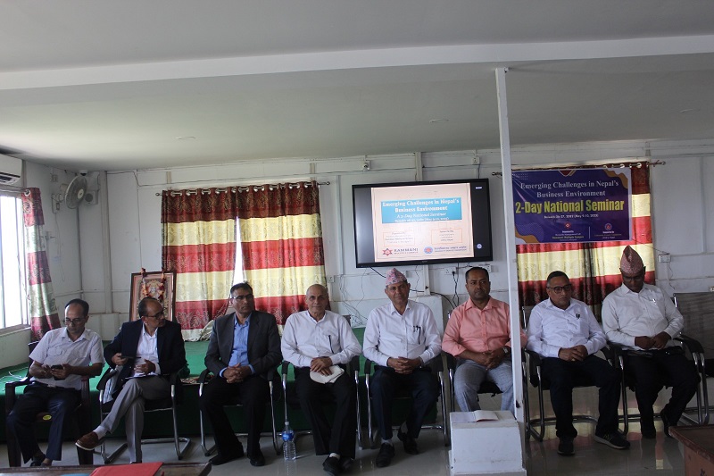नेपाली व्यवसायिक वातावरणमा उदीयमान चुनौतीहरू विषयक दुई दिने राष्ट्रिय गोष्ठी सम्पन्न