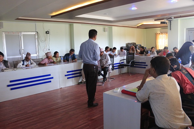 कञचनमा सहकारीहरुको क्षमता अभिबृद्धि सम्बन्धी एक हप्ते तालिम शुरु