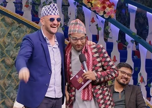 कमेडी नाइट विथ च्याम्पियन्समा विश्वचर्चित क्रिकेट कमेन्टेटर एन्ड्रु लियोनार्डको इन्ट्री हुने