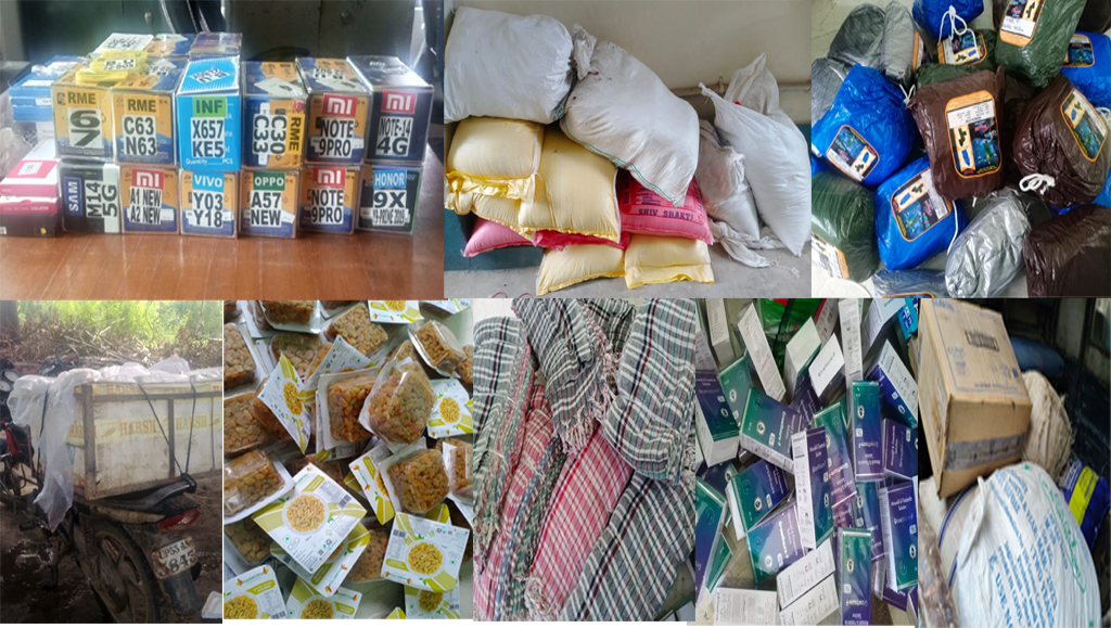 बिभिन्न अबैध सामान प्रहरीको नियन्त्रणमा