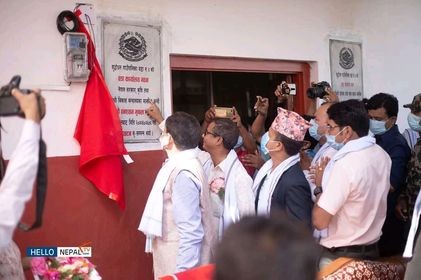 शुद्दोधन गाउपालिका वडा नम्बर ४ को कार्यालय नव निर्मित वडा भवन उदघाटन