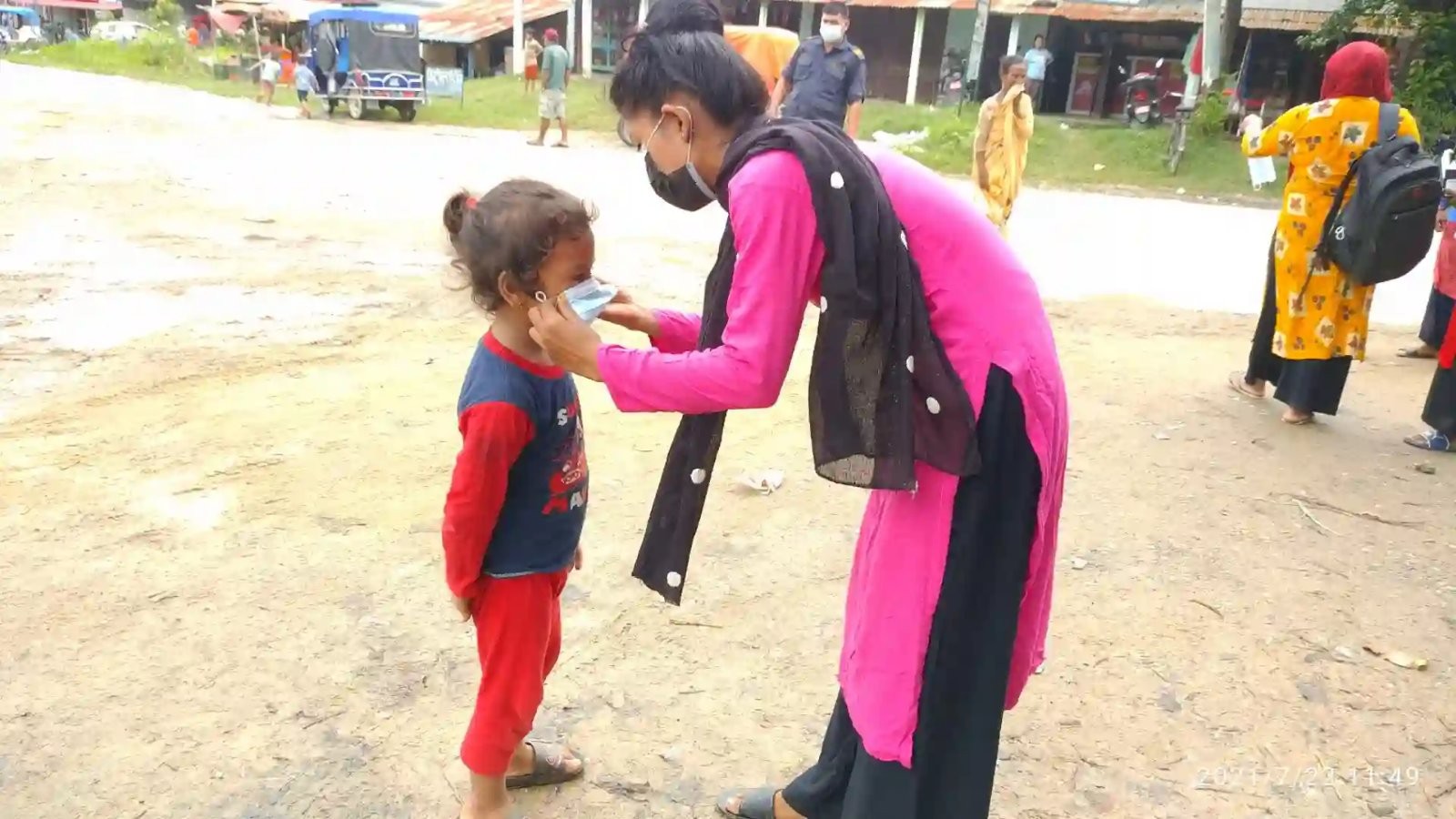 साथी संजालद्वारा कञ्चनमा तपाईको मास्क खै? अभियान संचालन