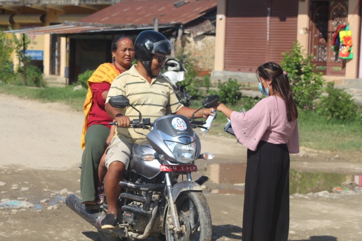 कञ्चनमा तपाईको मास्क खै? अभियान संचालन