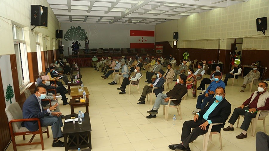 कांग्रेस केन्द्रीय कार्यसमिति बैठक  स्थगित; शुक्रबार फेरि बस्ने