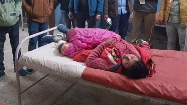 मोदीलाई कालो झण्डा देखाउने महिलालाई गोली हानियो