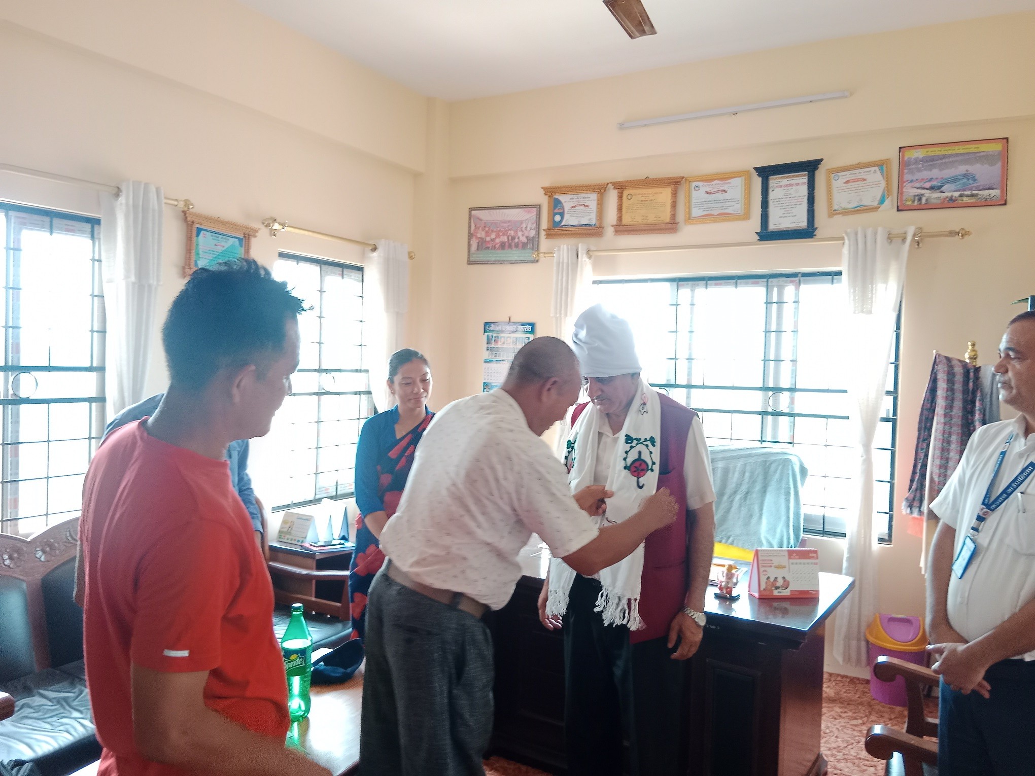 नेपाल मगर संघ, कञ्चनद्वारा गाउपालिका अध्यक्ष र उपाध्यक्षलाई सम्मान,मगर भाषाको पठन पाठनमा जोड दिन आग्रह