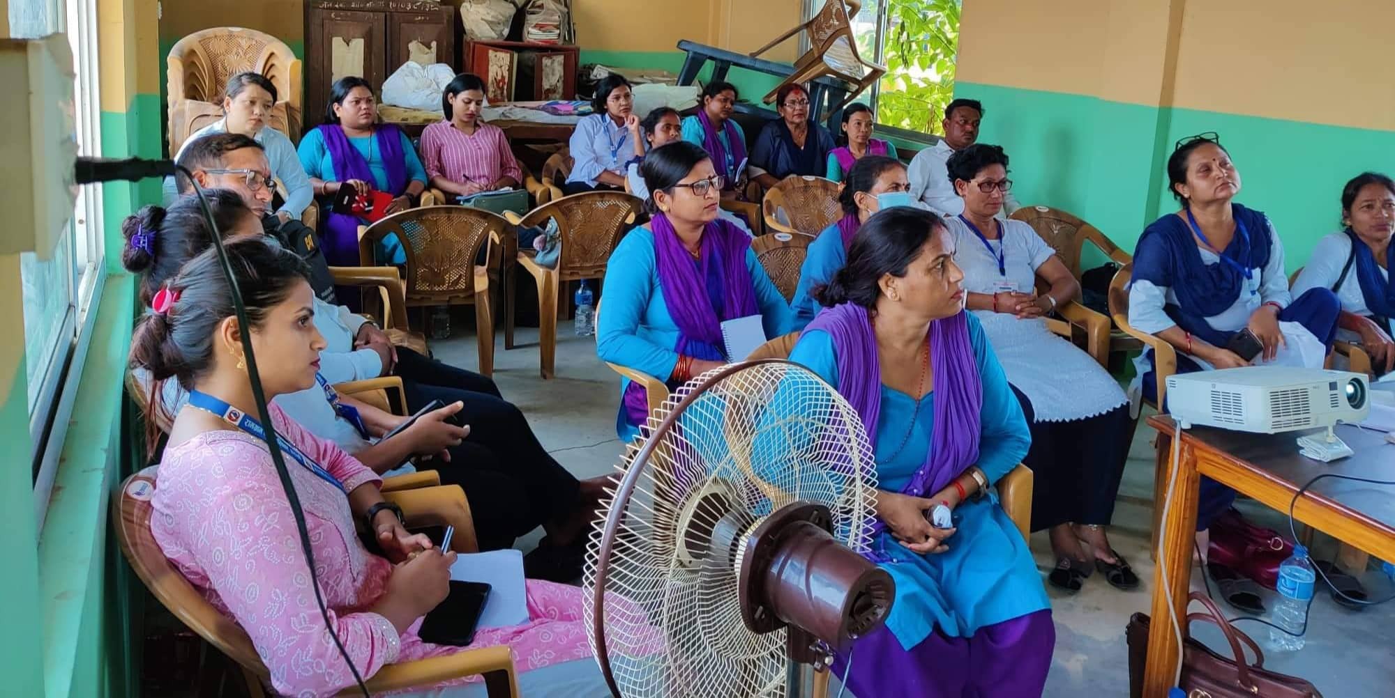 प्रजनन स्वास्थ्य सम्बन्धि स्वास्थ्यकर्मी र सामुदायिक बिद्यालयका किशोरकिशोरी तालिम