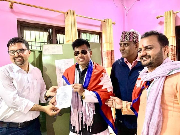 स्वतन्त्र उमेद्वार भन्दै प्रचार गरेका भिष्म राना हाम्रो नेपाली पार्टीका उमेद्वार