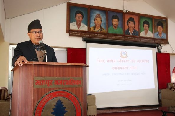 विपद्‍बाट बच्न सँधै तयार रहनुपर्ने-नगरप्रमुख सुनिल प्रजापति