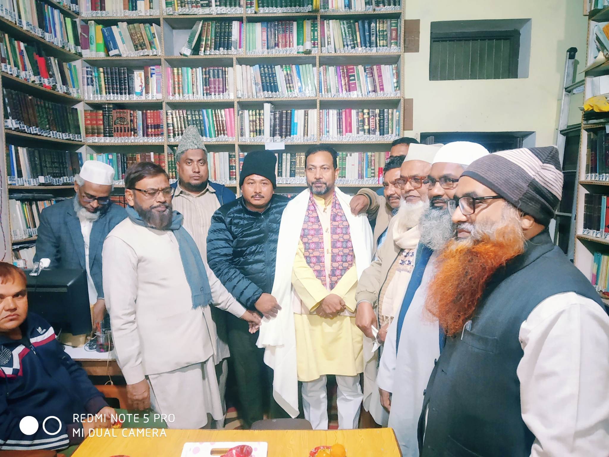 राष्ट्रीय मदरसा संघद्धारा सांसद फारुकीलाई सम्मान