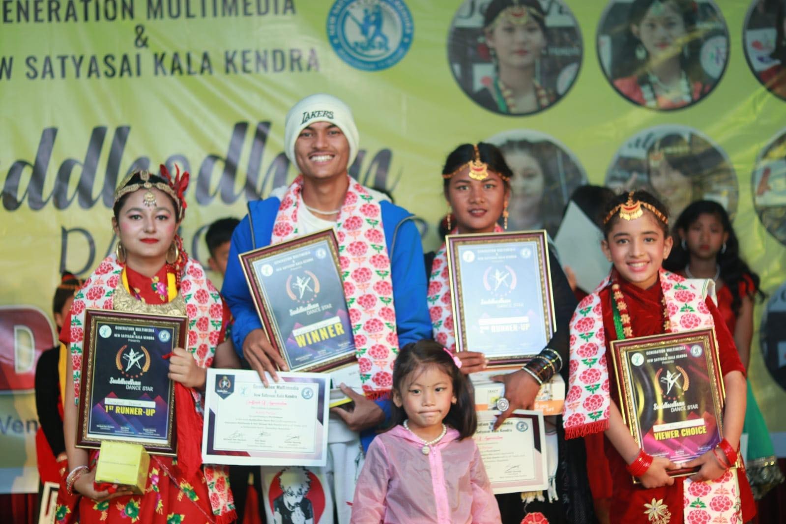 शुद्धोदन डान्स स्टारको उपाधी केञ्जो परियालाई