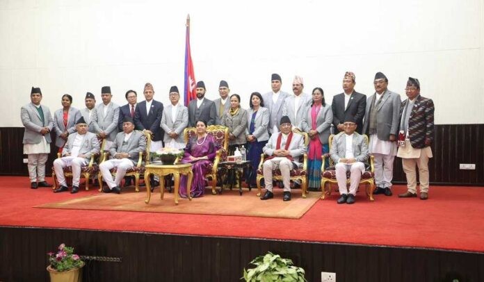 मन्त्री परिषद विस्तार नवनियुक्त मन्त्रीहरुद्वारा पद तथा गोपनियताको सपथ लिए