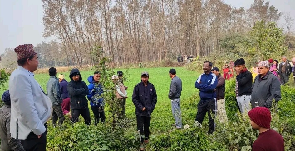 देवदह नगरपालिकाद्वारा सार्वजनिक जग्गा संरक्षणको अभियानलाई तिव्रता