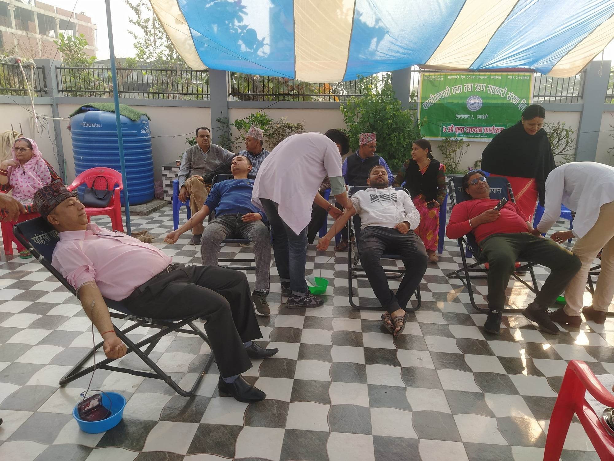 कालीगण्डकी बचत तथा ऋण सहकारी संस्थाद्धारा रक्तदान कार्यक्रम, ३५ युनिट रगत संकलन