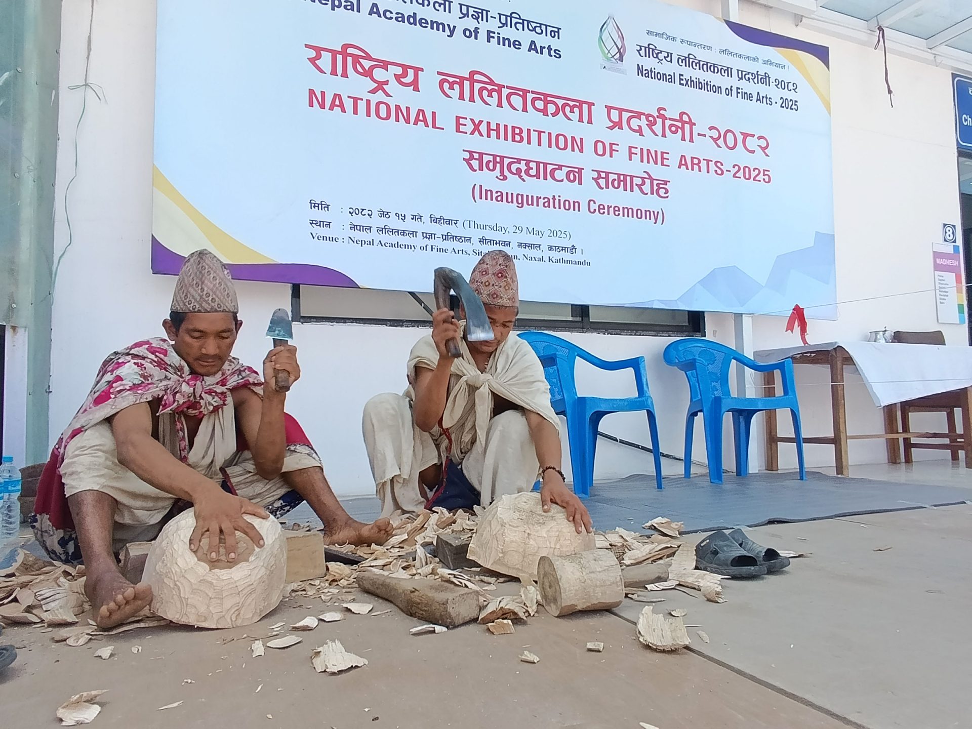 काठमाडौँको प्रदर्शनीमा राउटेले पहिलोपटक देखाए हस्त–शिल्पकला
